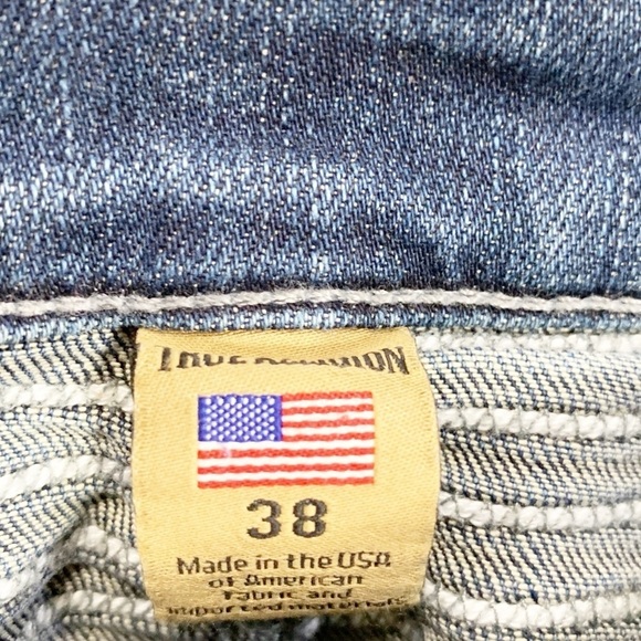 True Religion Rocco Jean Shorts Size 38 - Picture 10 of 11